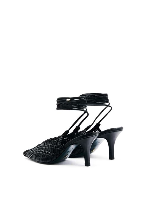 Slingback intrecciate Handcraft Minimal Shape Nero Patrizia Pepe | 8Z0139 L109K103